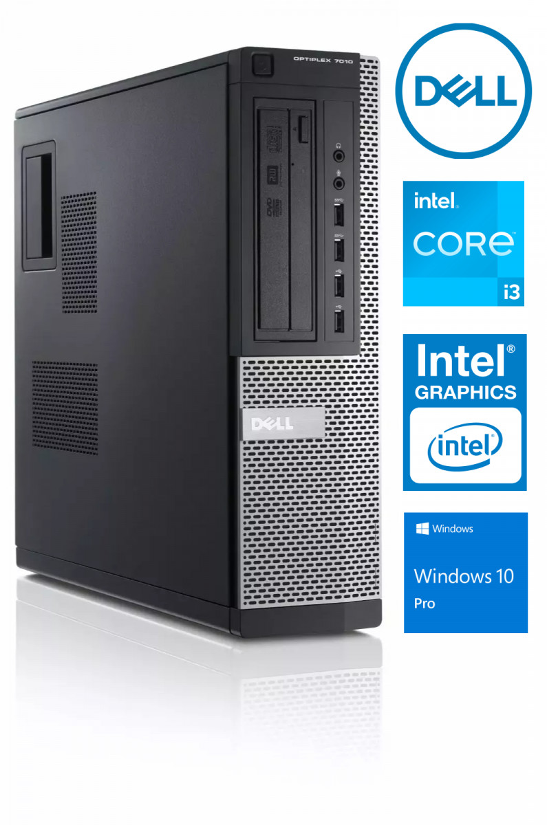 7010 DT i3-3220 8GB 512GB SSD Windows 10 Professional Stacionarus kompiuteris