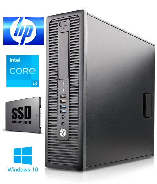 600 G1 i3-4130 8GB 240GB SSD 1TB HDD Windows 10 Professional Stacionarus kompiuteris
