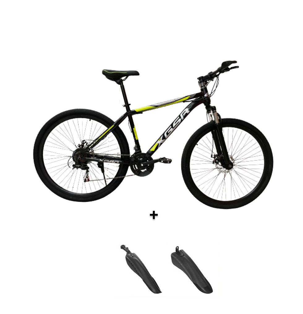 29 XGSR Mountain Bike Black Green | MDATA.LT