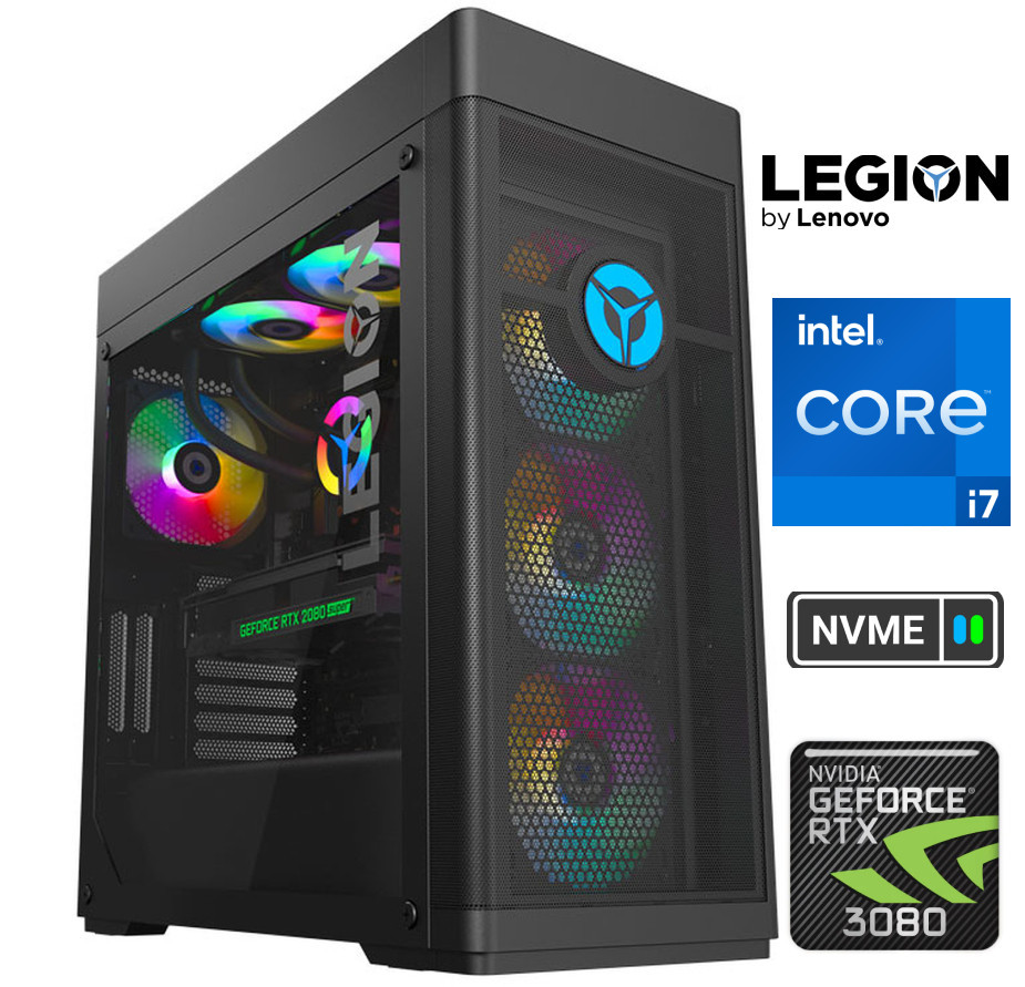 Legion T7 i7-11700KF 32GB 1TB SSD RTX 3080 Windows 11 Stacionarus kompiuteris