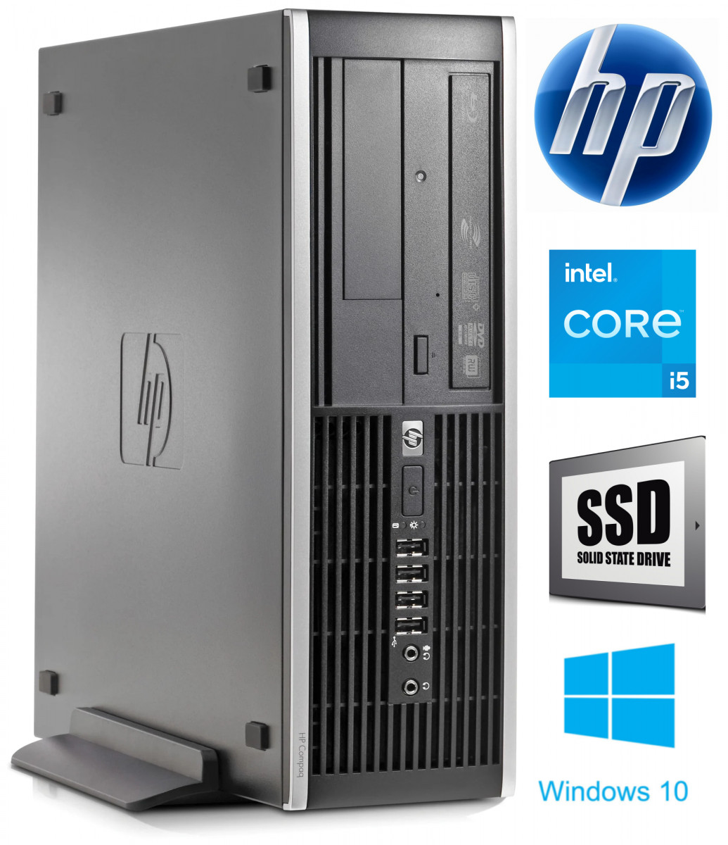 8100 SFF i5-650 16GB 480GB SSD Windows 10 Professional Stacionarus kompiuteris