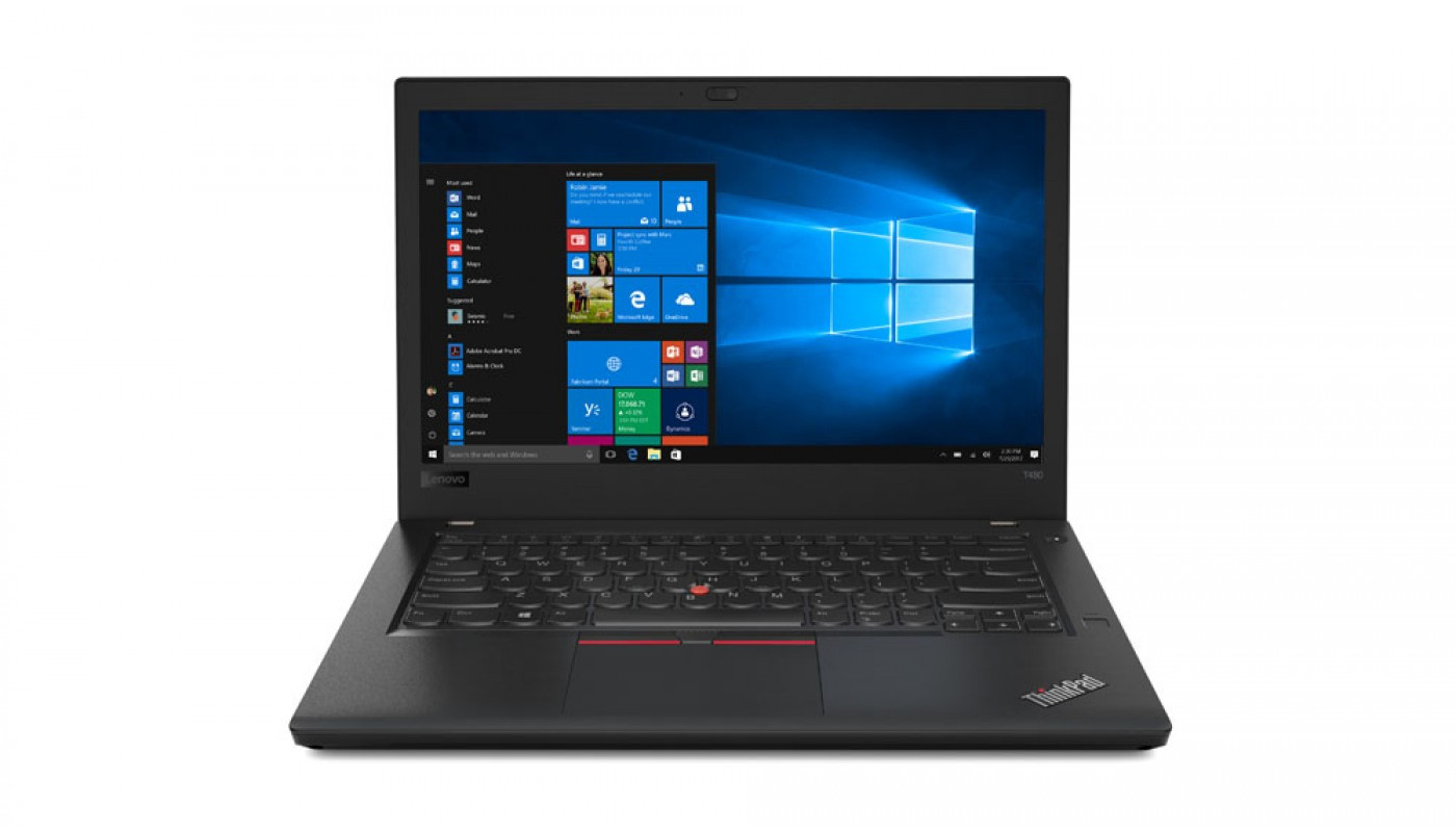 14" ThinkPad T480 i5-8350U 16GB 256GB SSD Windows 10 Professional Nešiojamas kompiuteris