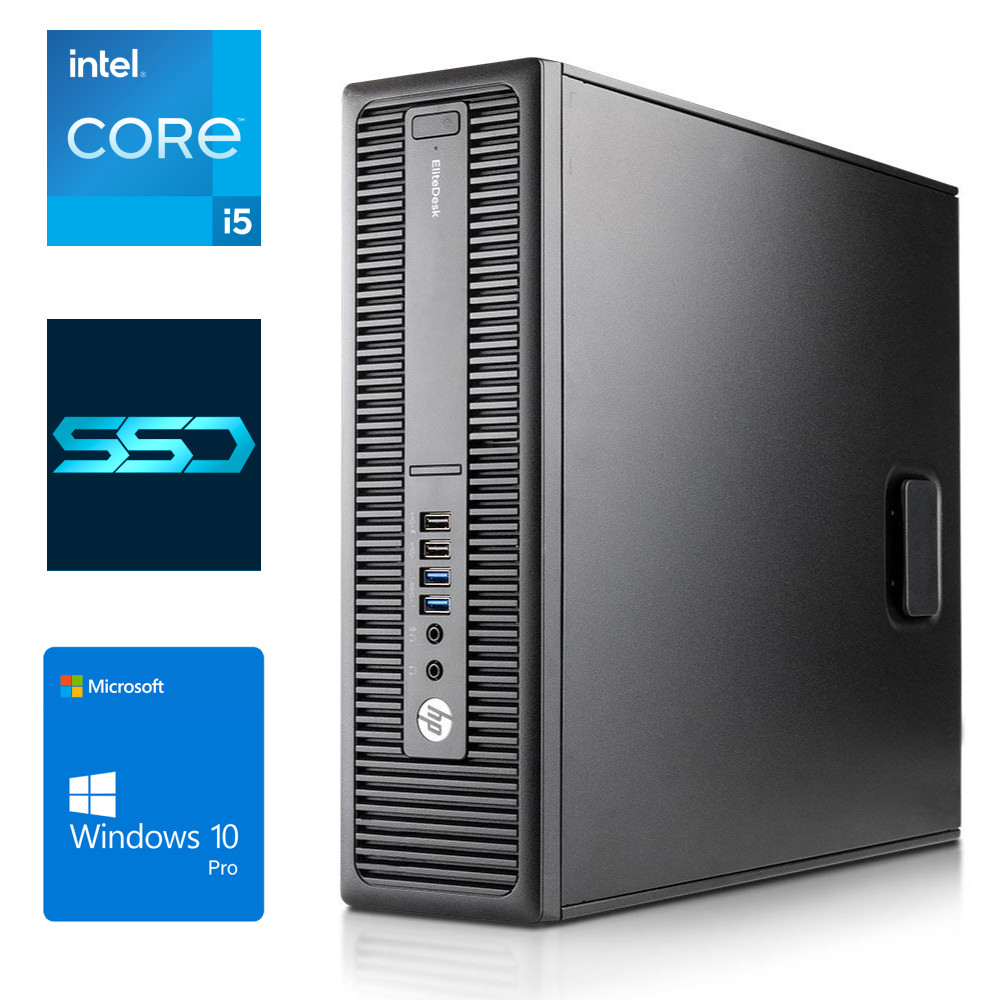 800 G2 SFF i5-6600 4GB 240GB SSD Windows 10 Professional Stacionarus kompiuteris