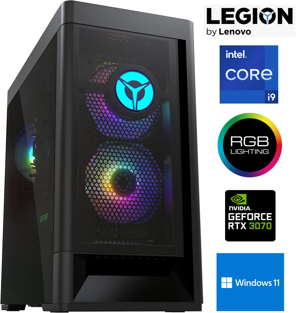 Legion T5 i9-12900F 32GB 1TB SSD RTX 3070 Windows 11 26IAB7 Stacionarus kompiuteris