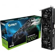 Graphics Card|PALIT|NVIDIA GeForce RTX 5060 Ti|16 GB|GDDR7|128 bit|PCIE 5.0 16x|Memory 1750 MHz|Triple slot Fansink|1xHDMI|3xDisplayPort|NE7506T019T1-GB2061S