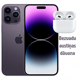 iPhone 14 Pro 128GB Purple Demo Mobilieji telefonai