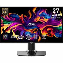 Monitor|MSI|26.5 "|2560 x 1440 pixels|Wide Quad HD|Native aspect ratio 16:9|QD-OLED|Flat|MAG274QPQD-OLEDX24 Monitorius