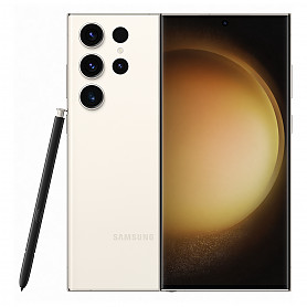 Galaxy S23 Ultra 5G 256GB Beige S918B DS Восстановленный Мобильные телефоны
