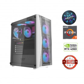 Ryzen 7 5800X 32GB 1TB SSD 1TB HDD RTX 5060 NoOs Стационарный компьютер