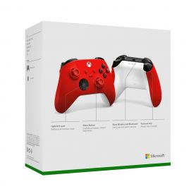 Microsoft Pulse Red Bluetooth/ USB Gamepad Analogue / Digital Xbox, Xbox One, Xbox Series S, Xbox Series X