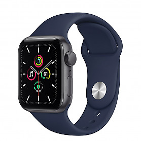 Apple Watch Series 4 44mm Space Gray ALU Blue умные часы