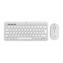 KEYBOARD +MOUSE COMBO PEBBLE 2/ WHITE 920-012240 LOGITECH