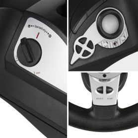 NanoRS RS700 Steering wheel NanoRS, PS4 / PS3 / XBOX ONE / XBOX360 / PC (X-INPUT / D-INPUT) / SWTICH / ANDROID 8IN, RS700