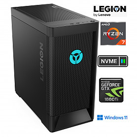 Legion T5 Ryzen 7 3700X 16GB 512GB SSD GTX 1660 Super Windows 11 Stacionarus kompiuteris