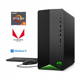 Pavilion Gaming Ryzen 5-4600G 8GB 512GB SSD Radeon Vega 7 Windows 11 Professional Stacionarus kompiuteris