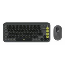 KEYBOARD +MOUSE COMBO POP ICON/ GR/ GREEN 920-013140 LOGITECH