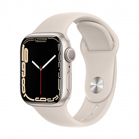 Watch Series 7 41mm GPS + Cellular Aluminum Case Gold Demo laikrodis