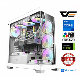 Core i7-12700F NORAM 1TB SSD 2TB HDD RTX 5060 Ti 8GB Windows 11 Stacionarus kompiuteris